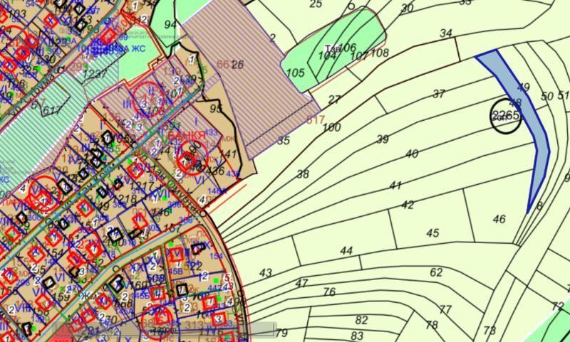 Парцел в София- площ 1863 цена 93150