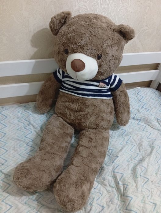 Плюшевый Мишка,,мягкая игрушка,1.20 см ,срочно!!!  , 120см в высоту