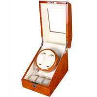 Cutie intors ceasuri automatice iUni, Watch Winder 2 + 3 Gold