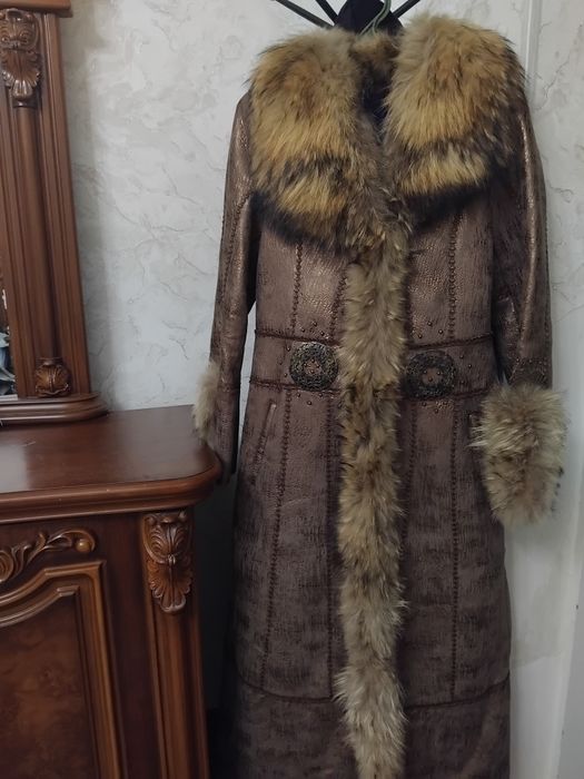 Дублёнка длинная