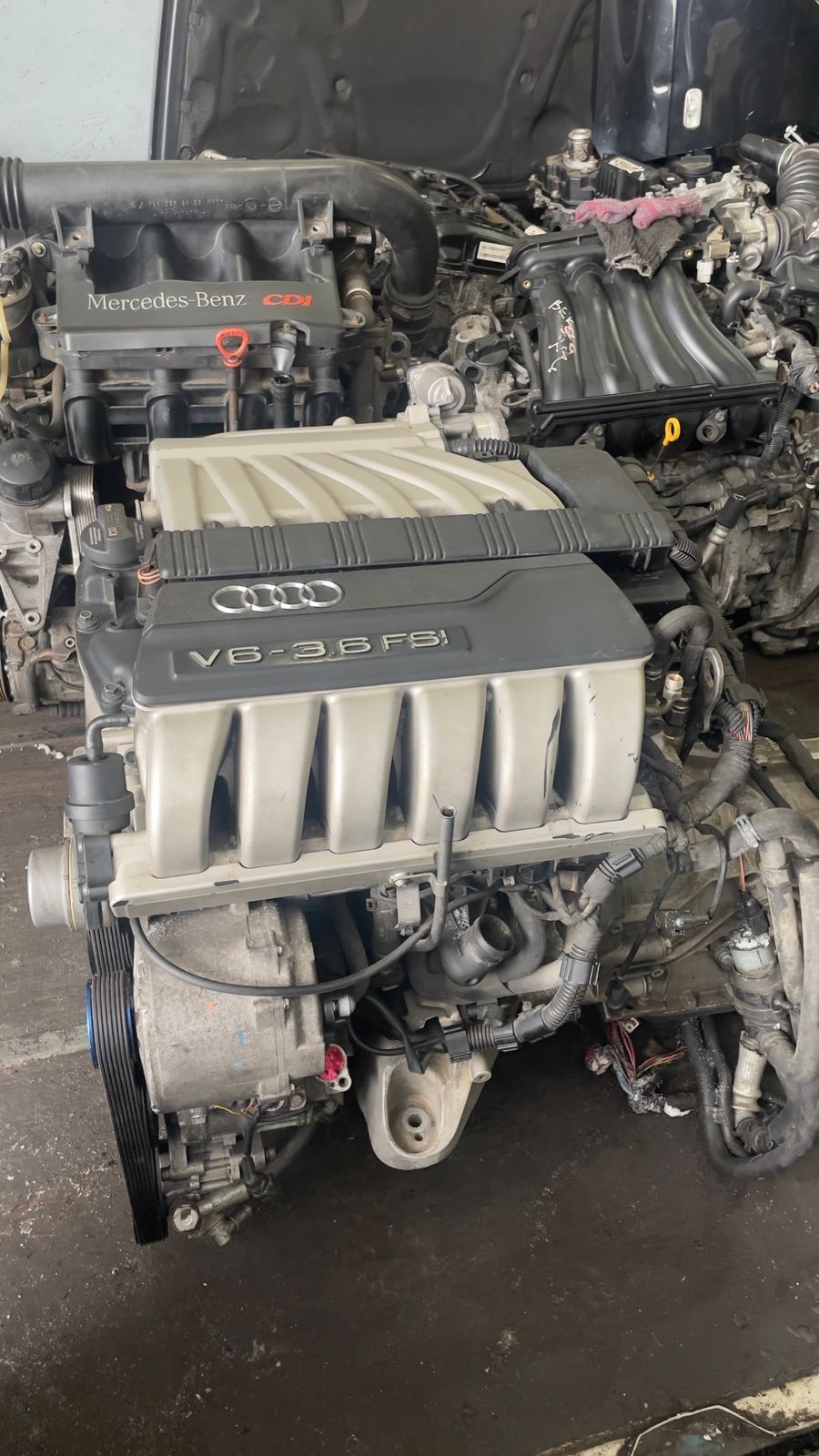 Контрактный двигатель  Audi Q7 3.6 литр