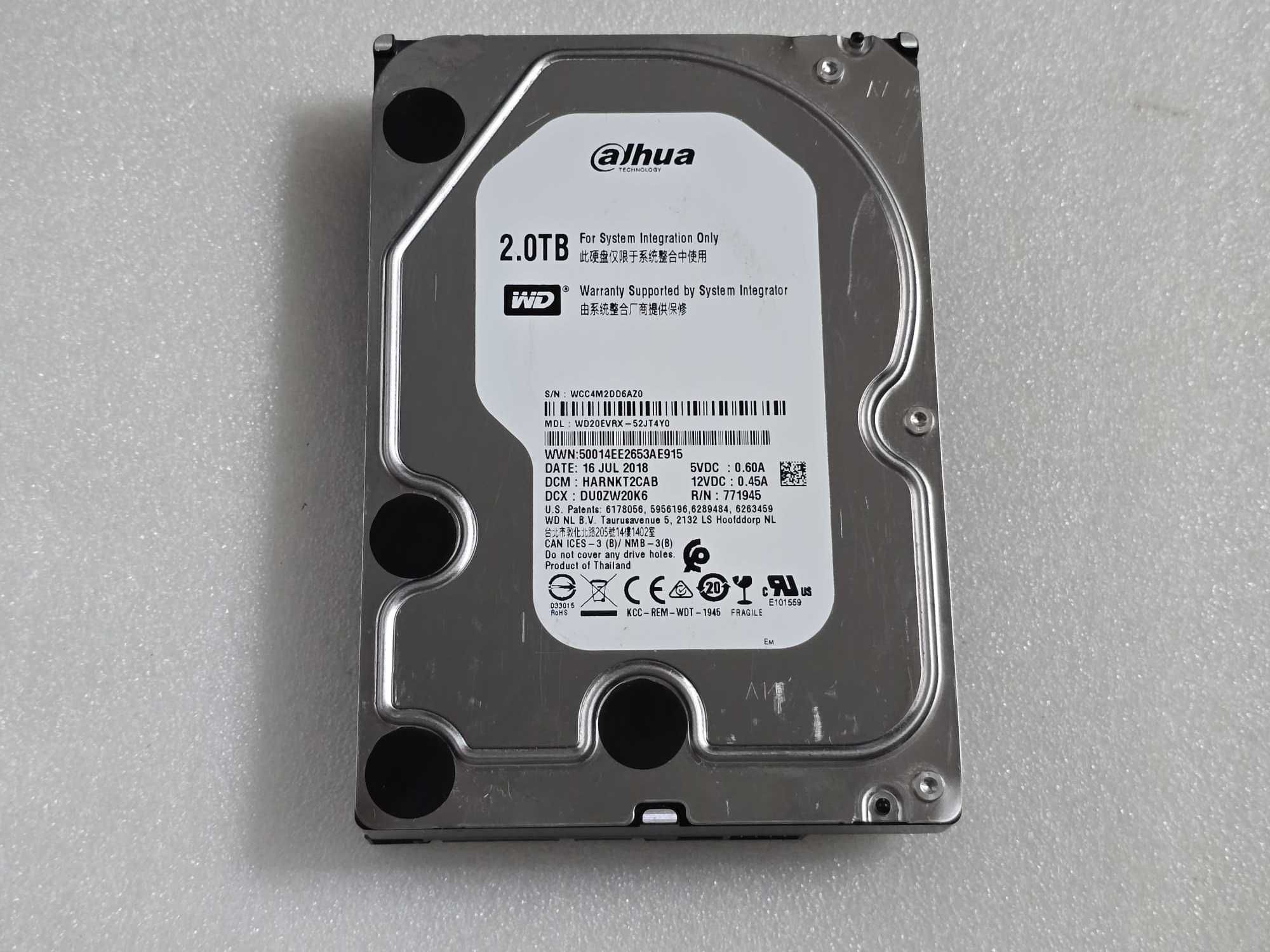 Hard disk desktop Western digital Dahua, 2TB, SATAIII, 64Mb - teste