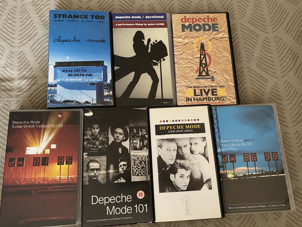 VHS касети Depeche Mode HiFi . Видео Касети.