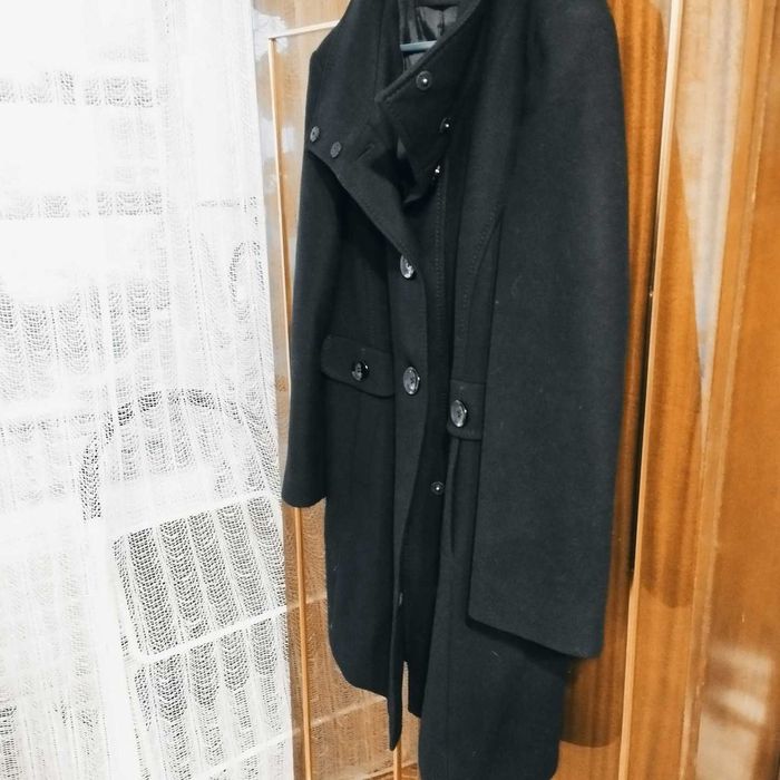 Дамско палто, черно два модела