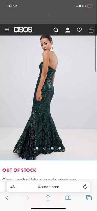 Rochie Asos paiete xs