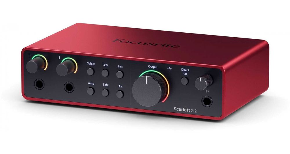 Interfata audio Focusrite Scarlett 2i2 4th gen noua