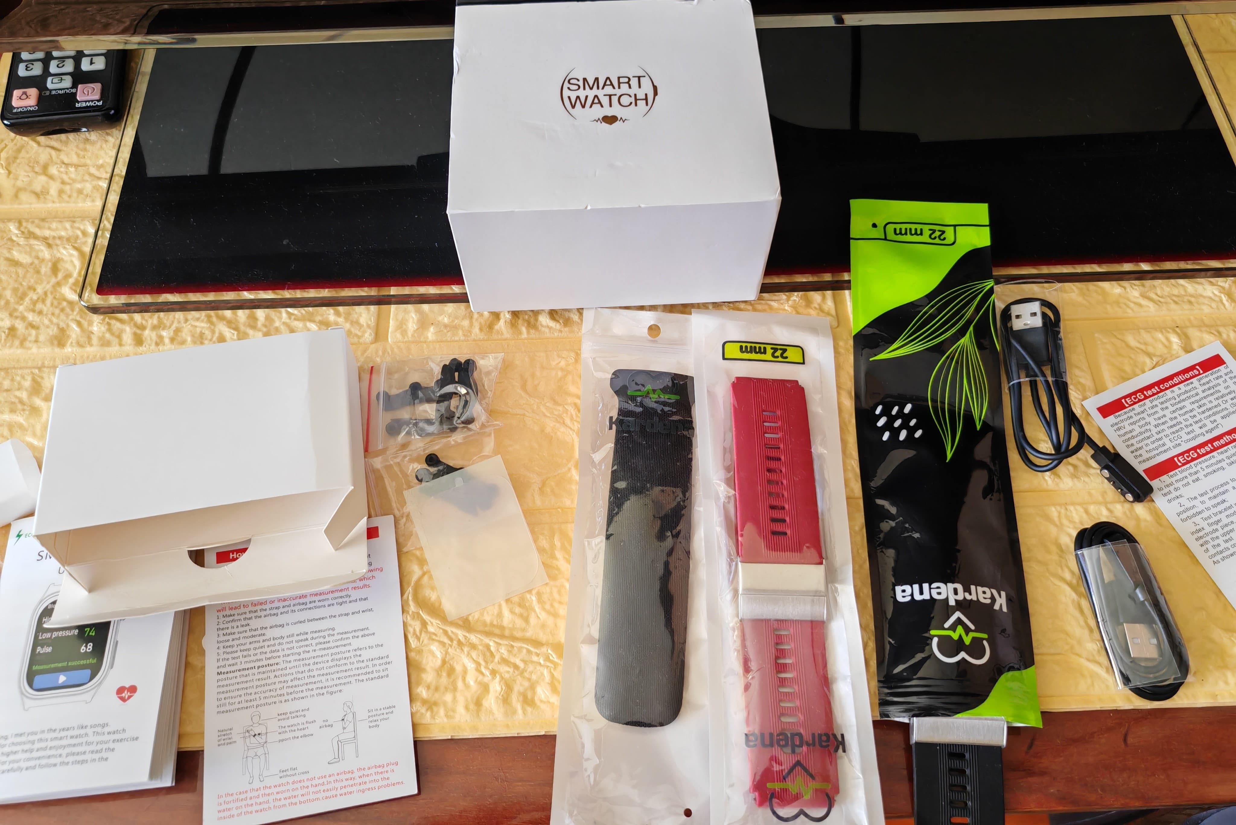 Smartwatch Kardena Care Air 3 (S15), multiple funcții  EKG, tensiune