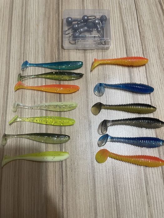Силиконови примамки за спининг риболов