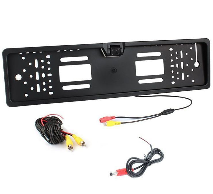 Поставка за номер с камера за задно виждане