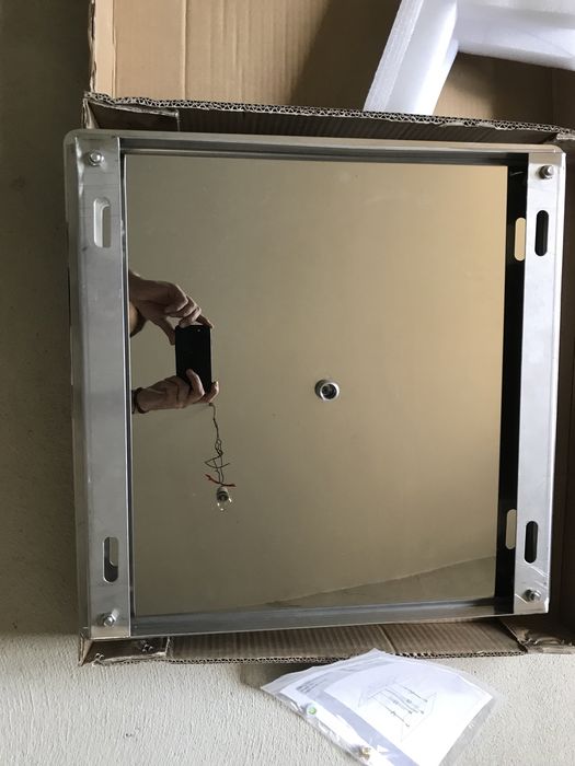 Cap dus 600x600 inox