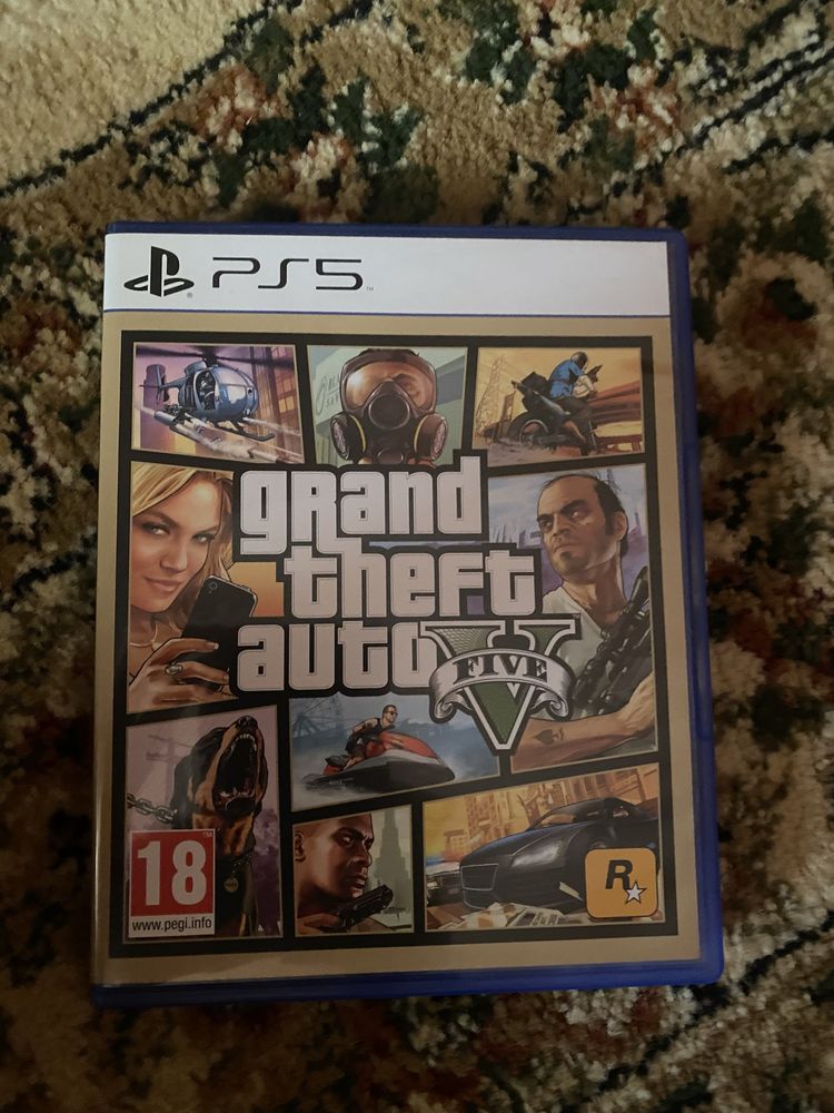 Гта 5 диск,на пс5