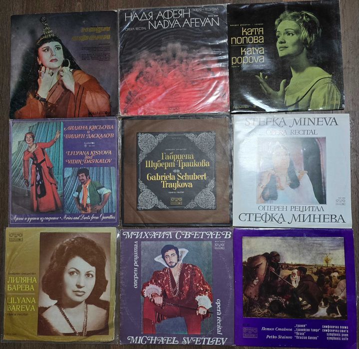 Грамофонни   плочи с класика, хорове, литургии 1