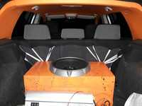 Statie subwoofer auto cabluri boxe casetofon audio cu montaj