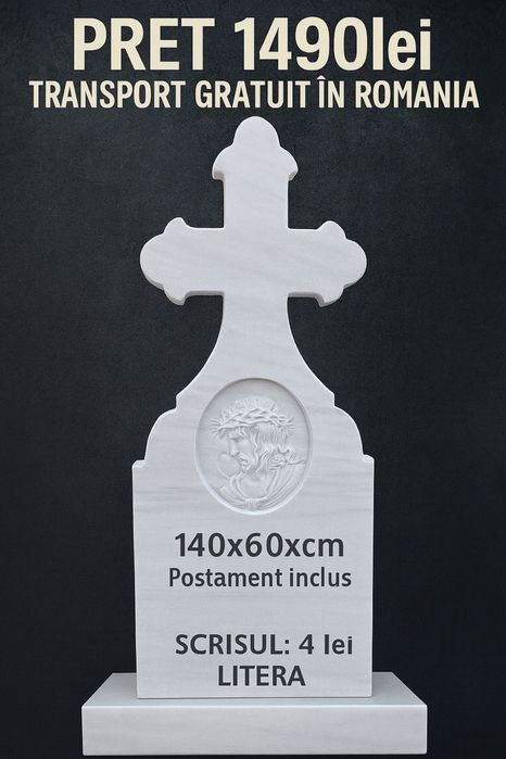 Monumete funerare, transport gratis