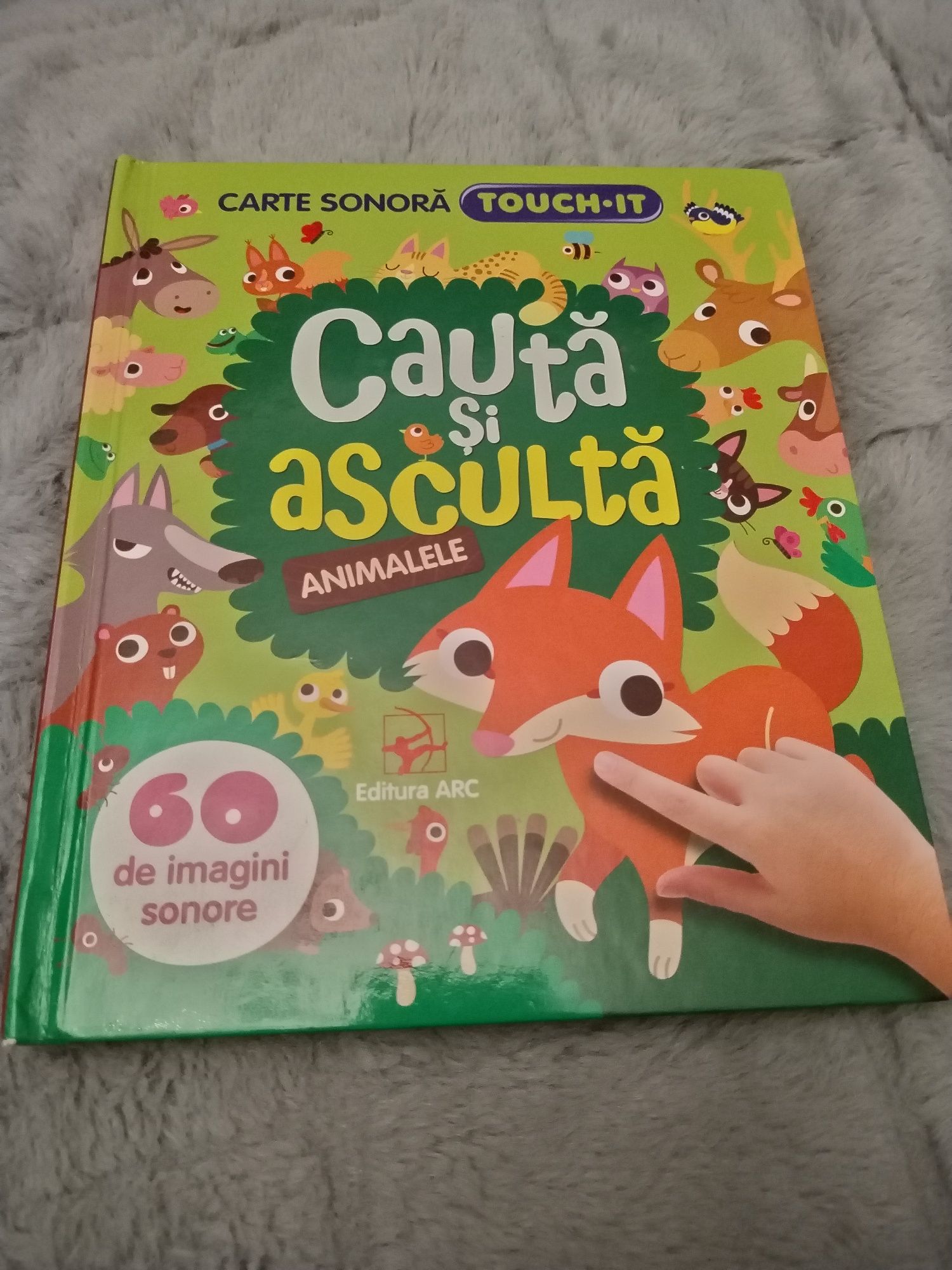 Cărți sonore noi Touch it copii Editura Arc