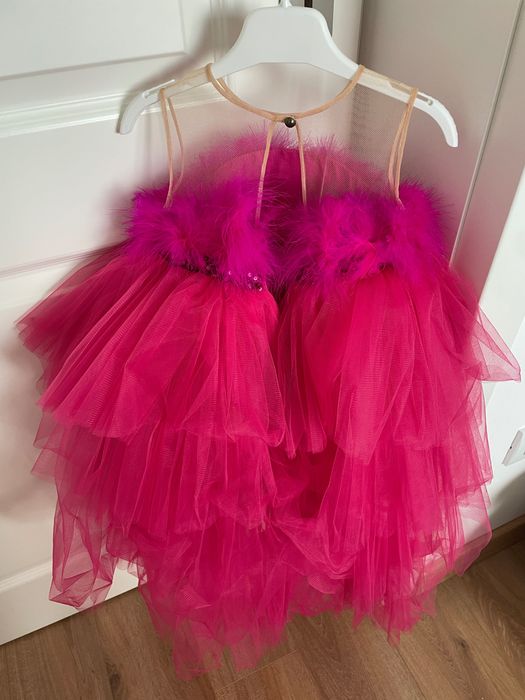 Rochita cu trena pentru printese, 1 an Petite Coco