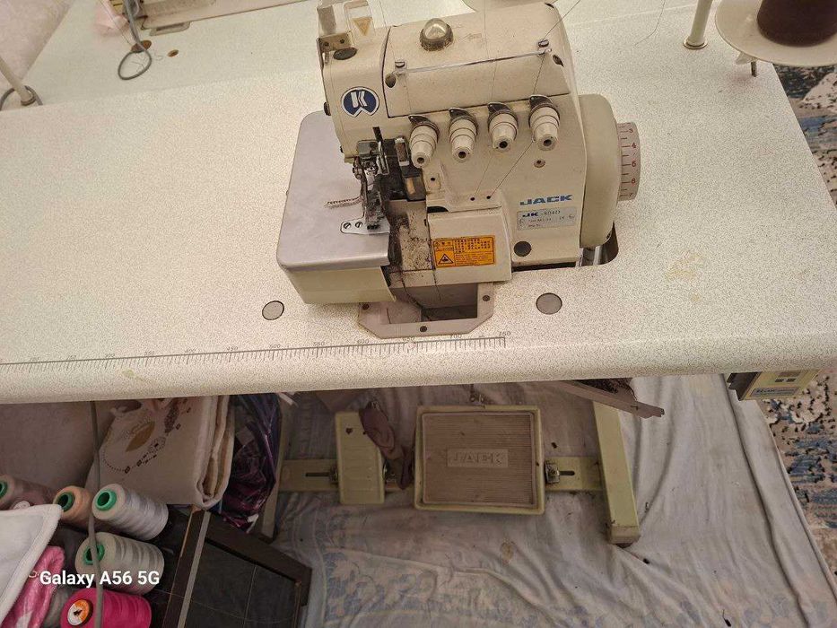 JACK тикув машинаси ва оверлог