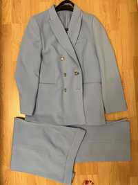 Costum Zara 42 bleu