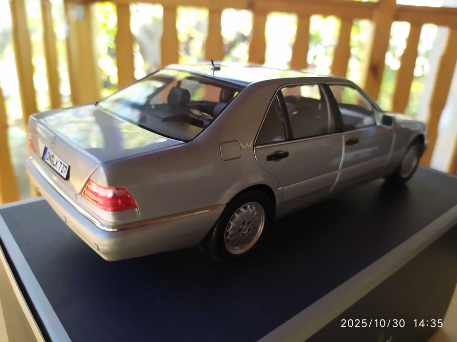 1:18 Метален модел на Mercedes Benz S600 /W140/ - Норев