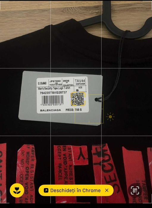 Tricou Balenciaga - Negru | Bumbac | Calitate Premium