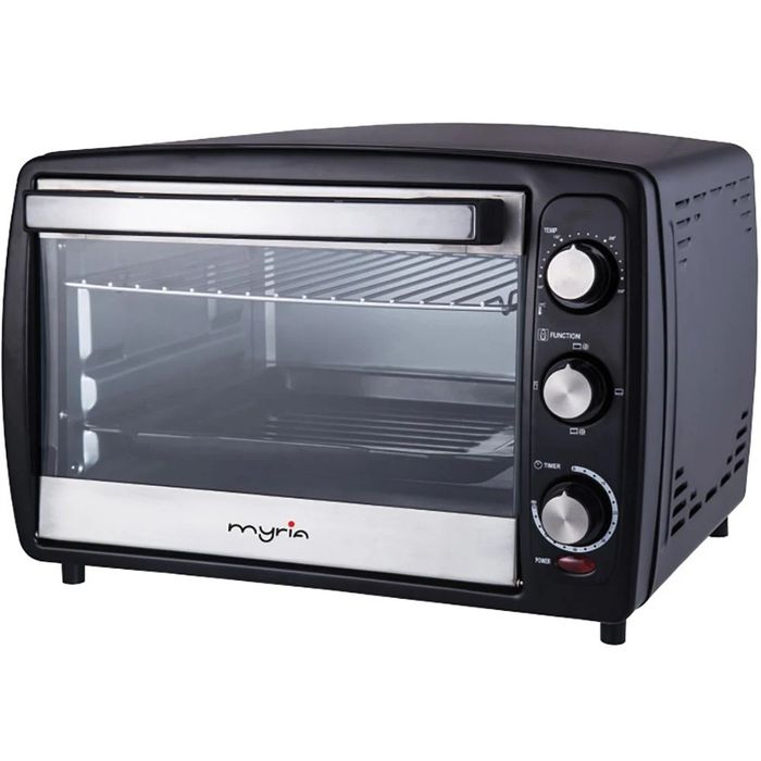 Cuptor electric MYRIA MY4029, 20l, 1380W, negru-argintiu