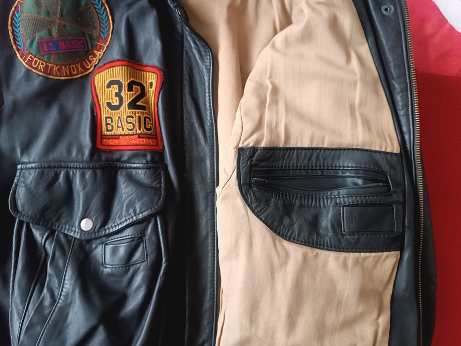 Яке от естествена кожа