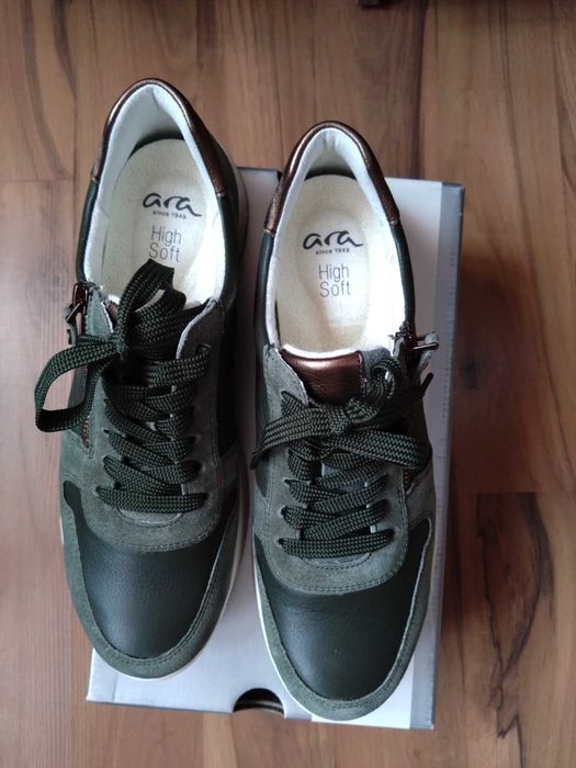 Сникърси ARA Естествена кожа НОВИ с кутия