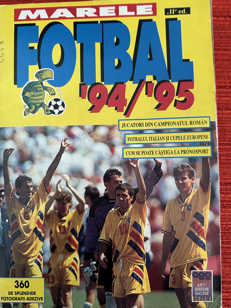 Album colectie Fotbal 94/95