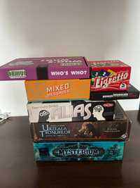 Board games: Mysterium, Game of Thrones, Alias