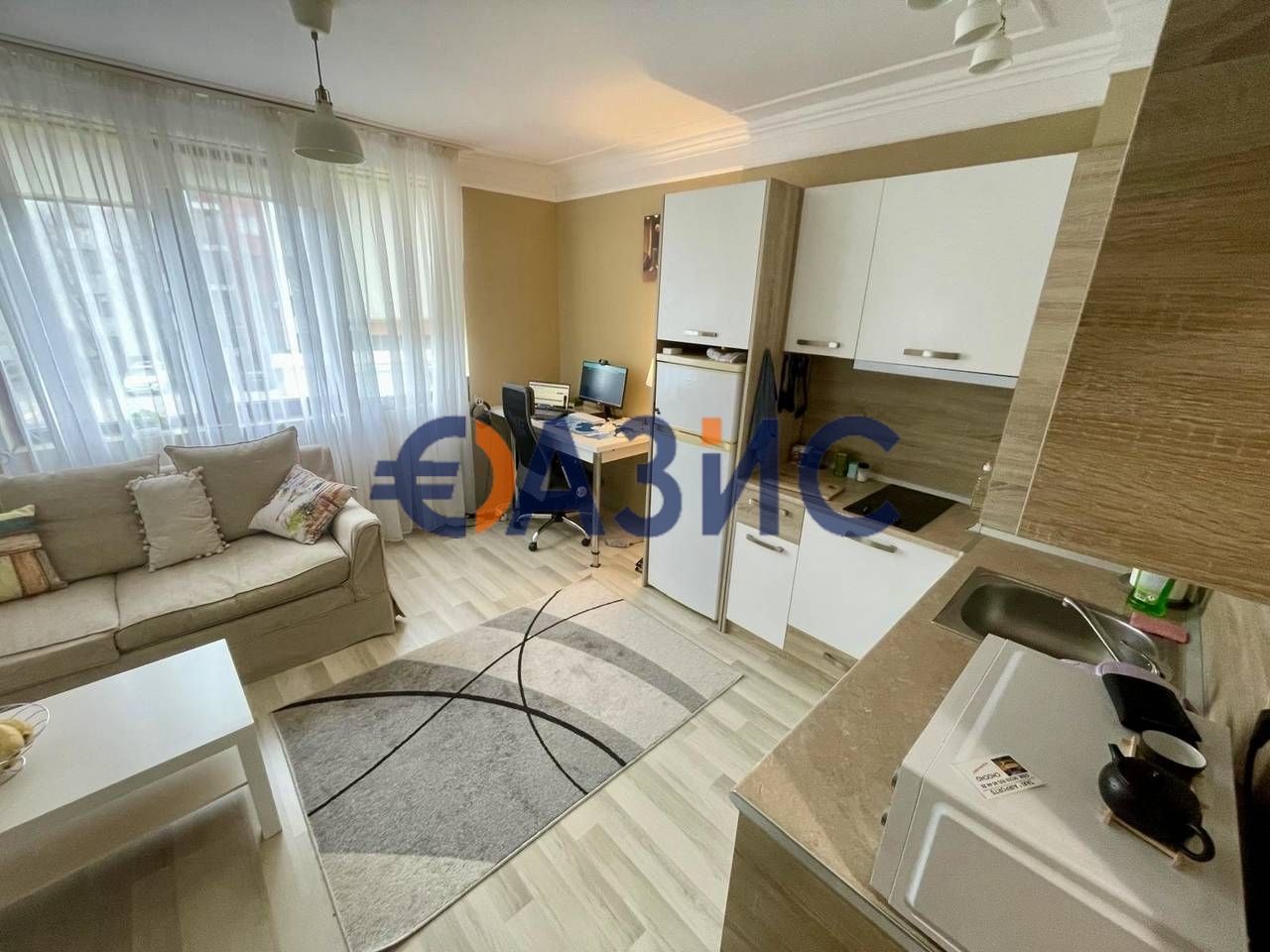 Продава се Двустаен апартамент в с. Равда, Област Бургас - 55 кв.м за 1473 €/кв.м - Снимка #3