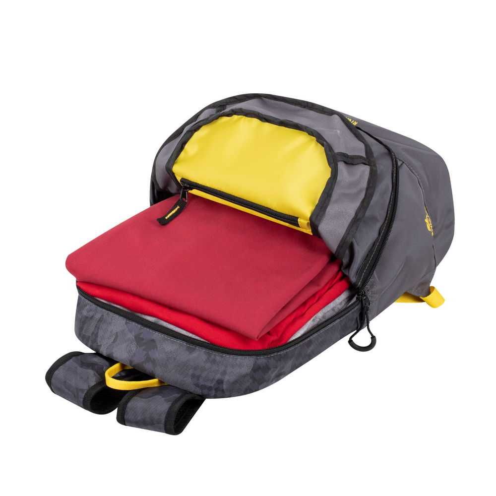 ^ Рассрочка на сумку RIVACASE 5421 grey camo Urban backpack 14L / 12