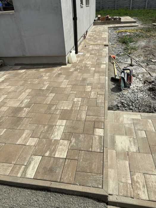 Montaj pavaj borduri dale pavele pavaje terasamente pregatim