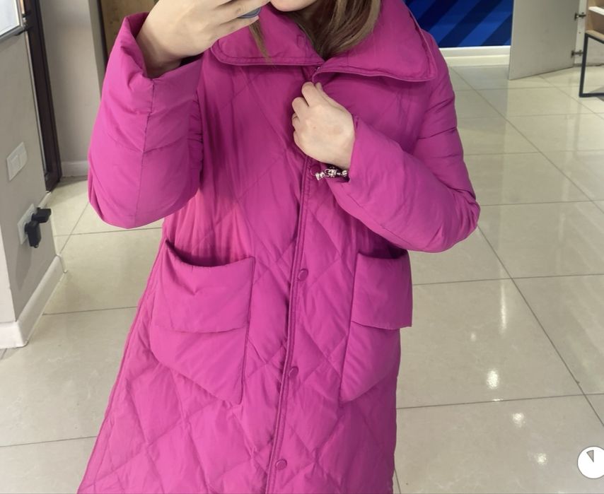 Пуховик на теплую зиму