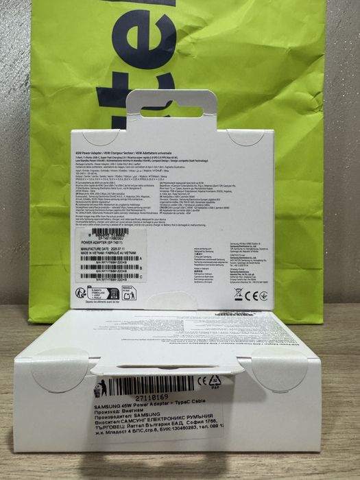 Samsung 45W Power Adapter | Нов | Оригинален