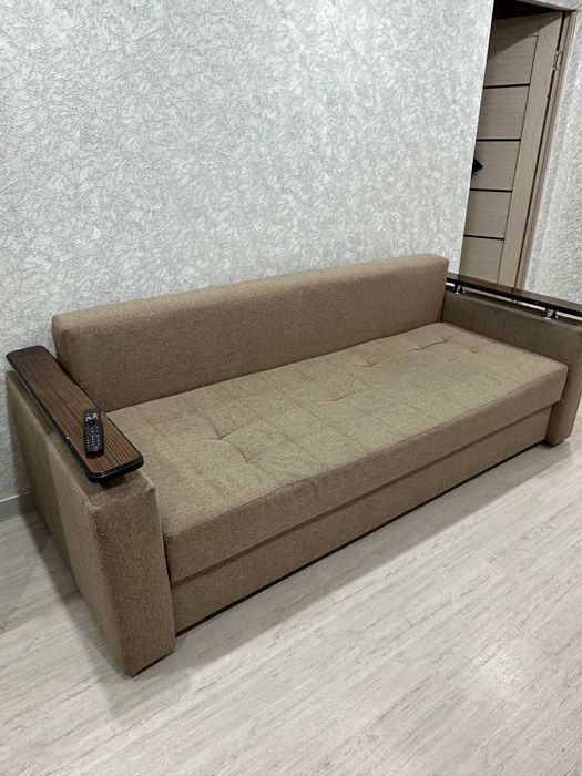 Диван раскладной серый приятный цвет