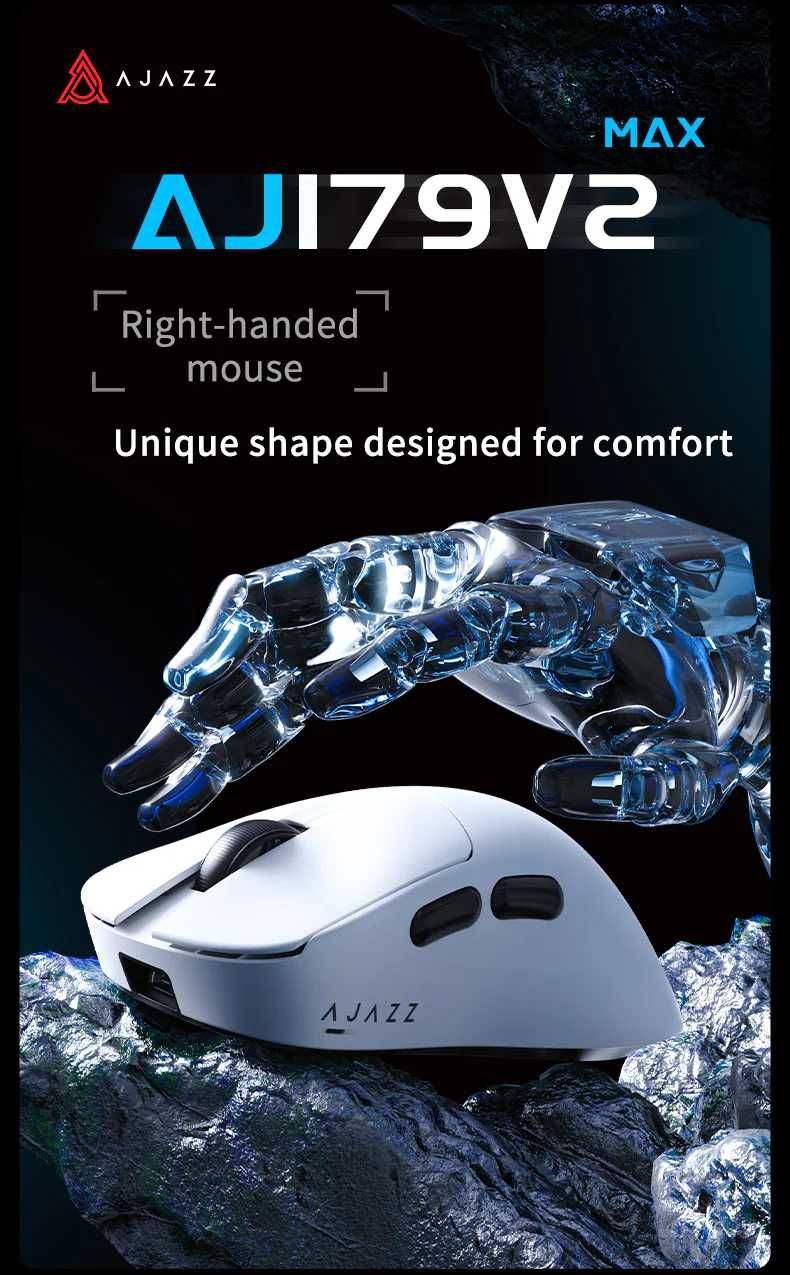 AJAZZ AJ179 V2 Series Mouse безжична gaming мишка (БЯЛА)