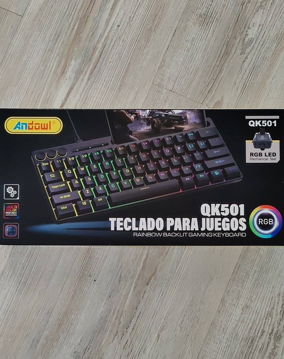 Tastatura de Gaming rainbow light