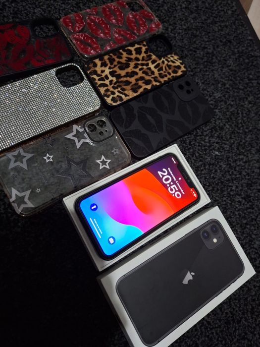 iphone 11 capacitate bat 100%+ 7 huse