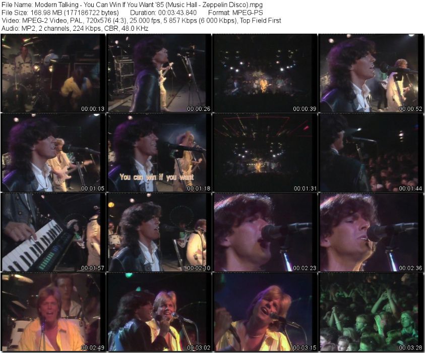 Rock-Pop Music Hall 1985-1986 (Concerte Germania) Dublu DVD