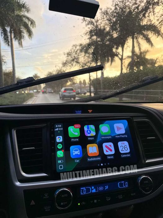 Toyota Highlander 2014-2019 Мултимедия Навигация Android