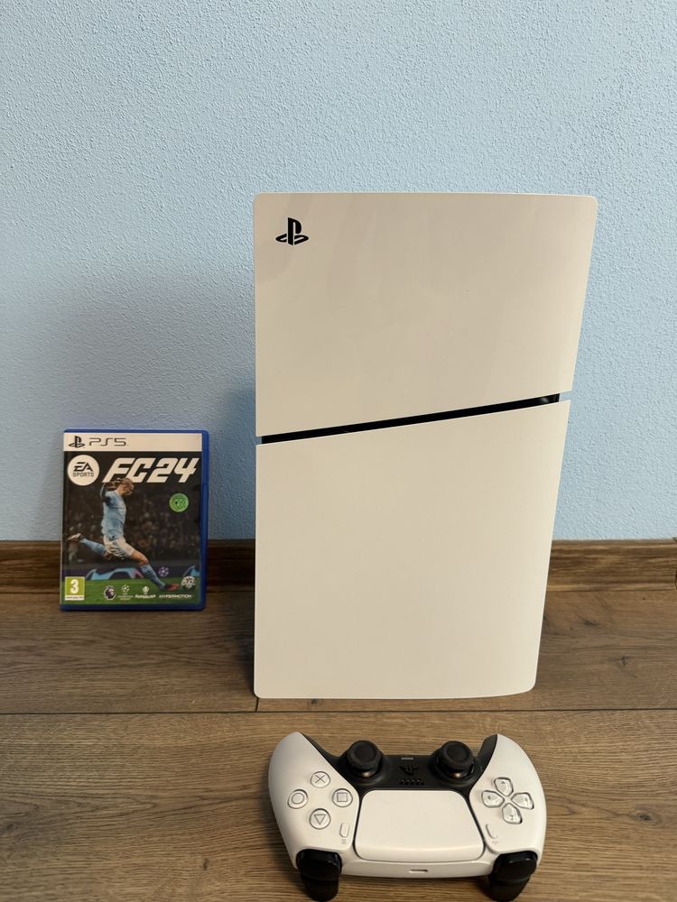 PlayStation 5 Slim Disc +fifa 2024 si garantie pana in 2027