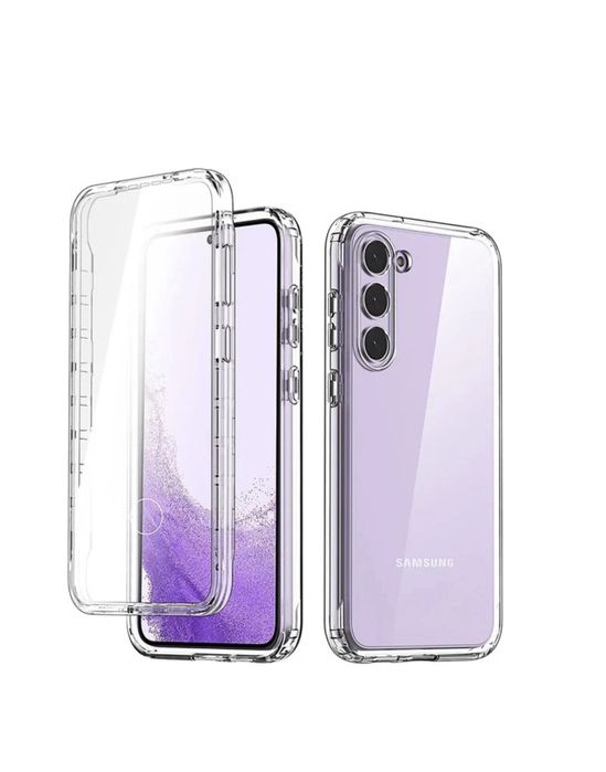 Husa Full Cover Samsung S21/S22/S23/S24/S25 Plus Ultra Transparenta