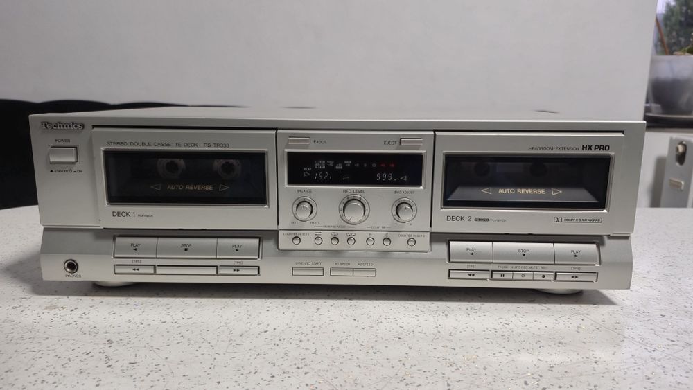 Casetofon dublu deck Technics RS-TR 333