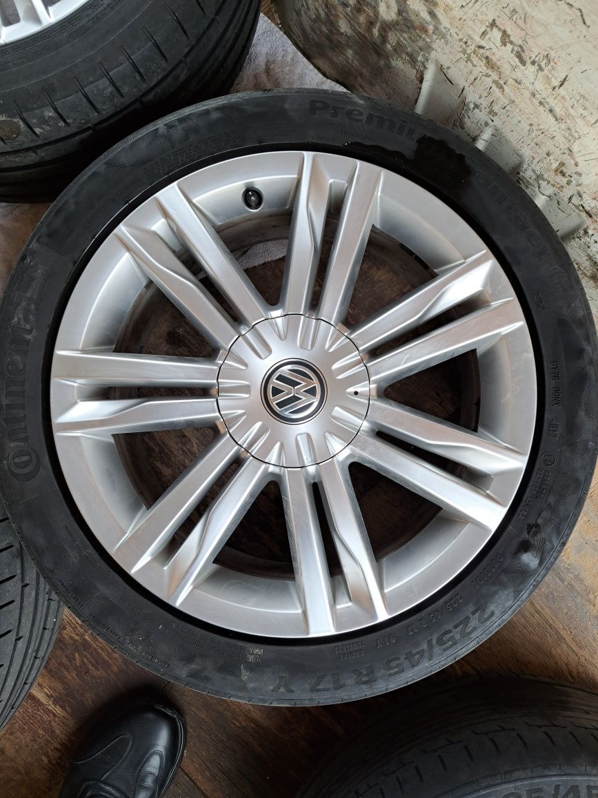 Jante vw cu cauciucuri anvelope 225/45 R17 de vara