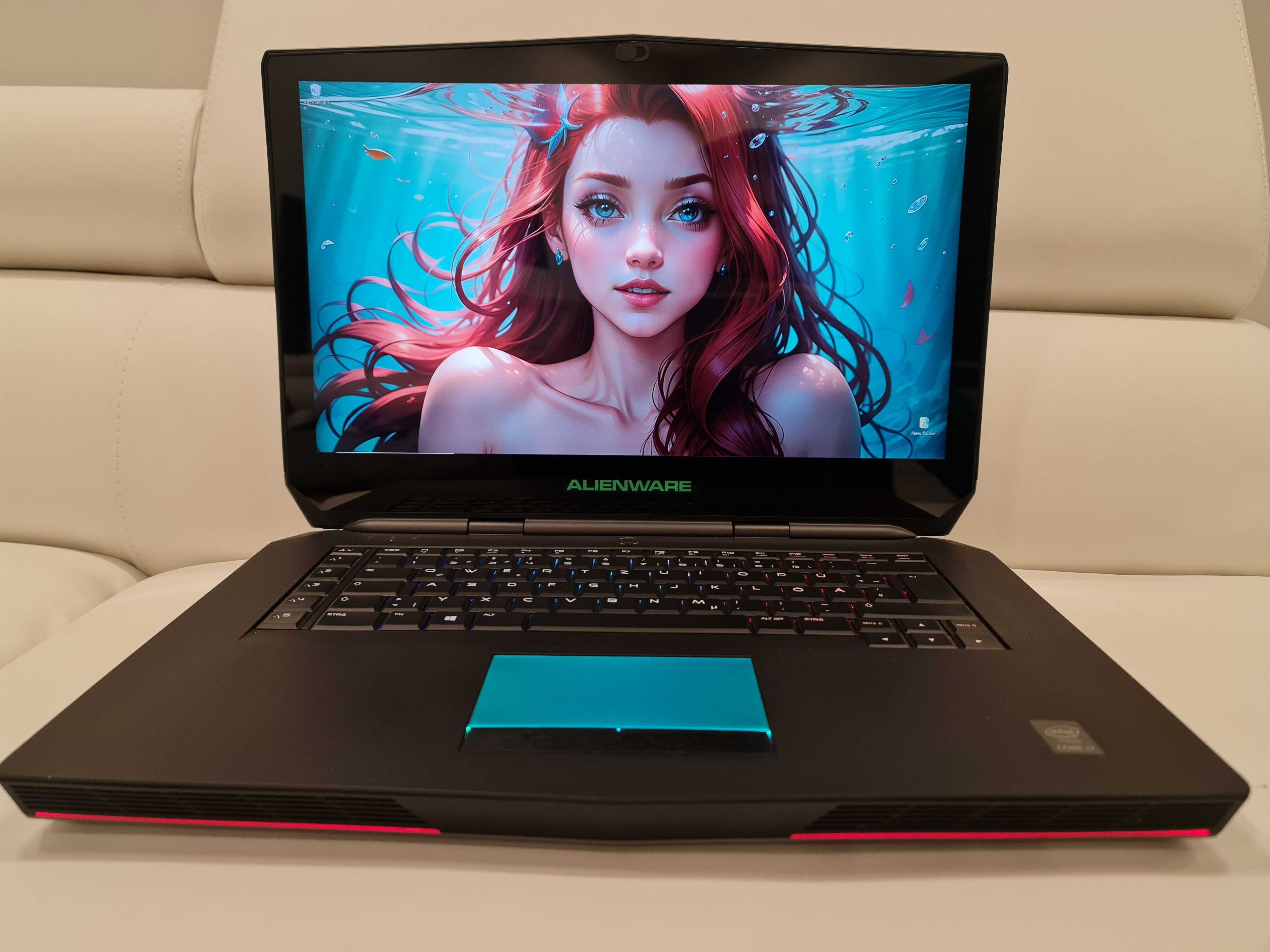 Laptop gaming alienware  4K ,intel core i7 ,video 6 GB, ram 16 gb