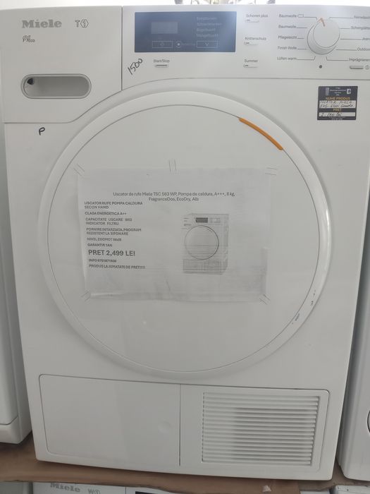 Mașini de spălat și uscătoare MIELE-Bacau