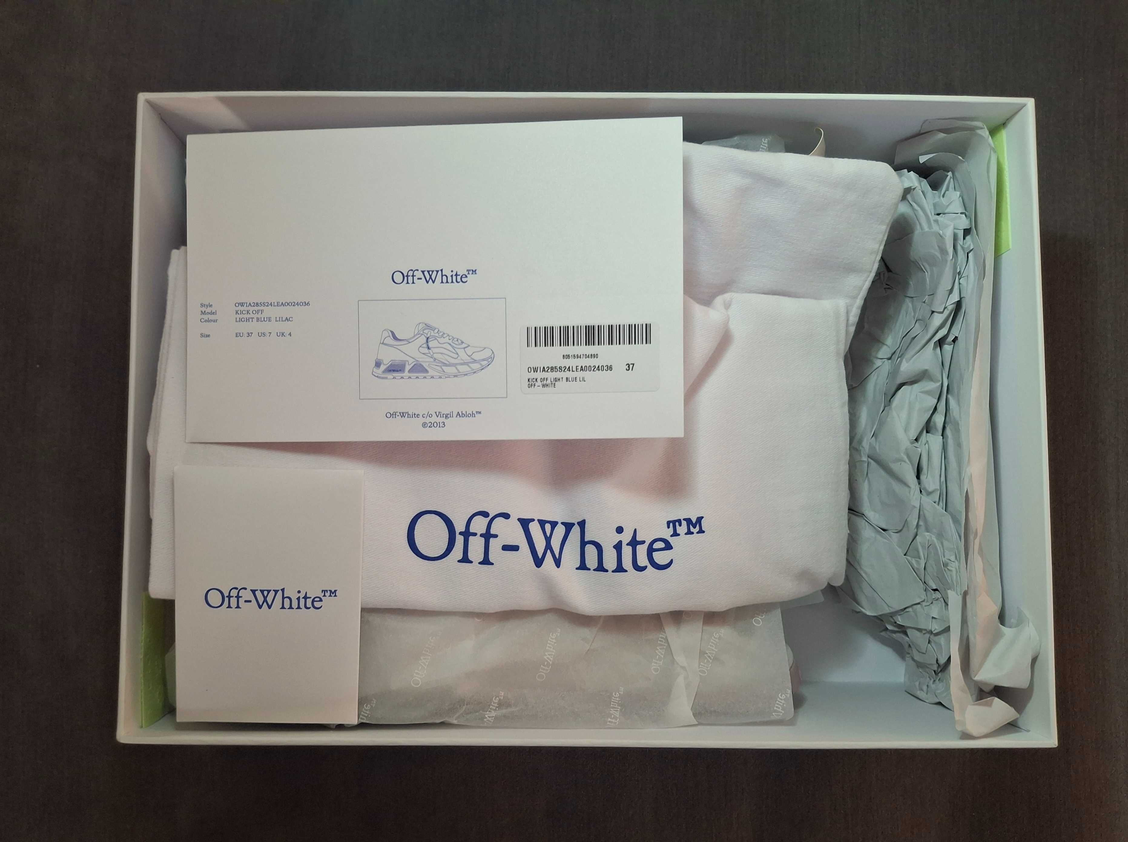 Off-White
Kick Off Sneakers; дамски; 37-ми номер; състояние ново;670лв
