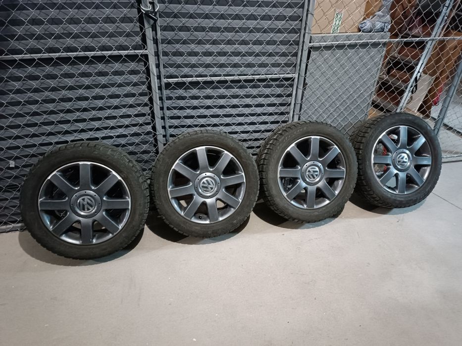 Jante Aliaj VW 16" cu anvelope iarnă Cordiant 205/55 R16