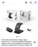 Incarcator wireles 3 in 1 nou