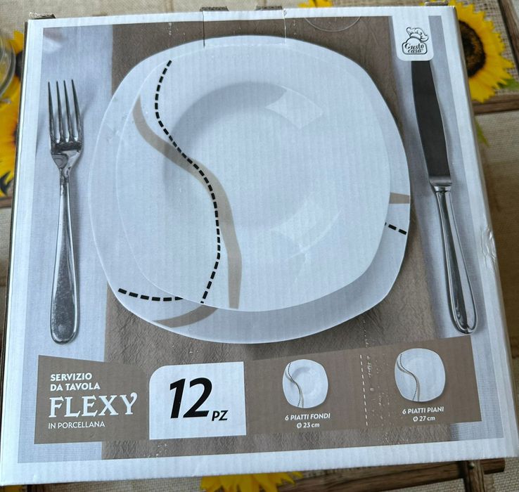 Set de farfurii Flexy 12 piese